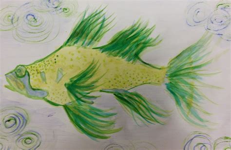 Gyotaku Fish Prints - Gr. 9 on Behance