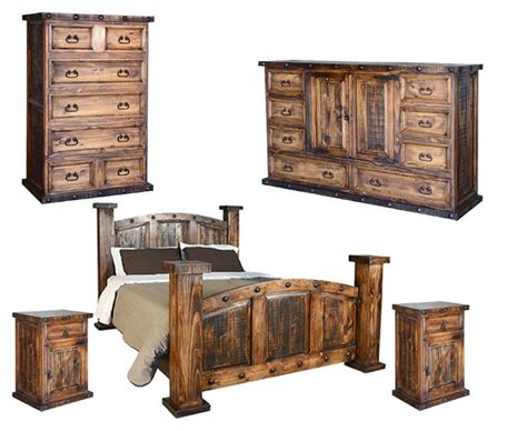 Rustic Wood Bedroom Set, Rustic Bedroom Set, Pine Wood Bedroom Set