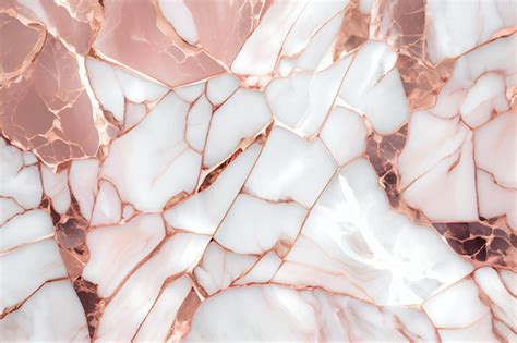 Premium AI Image | A pink marble background with white marble texture.