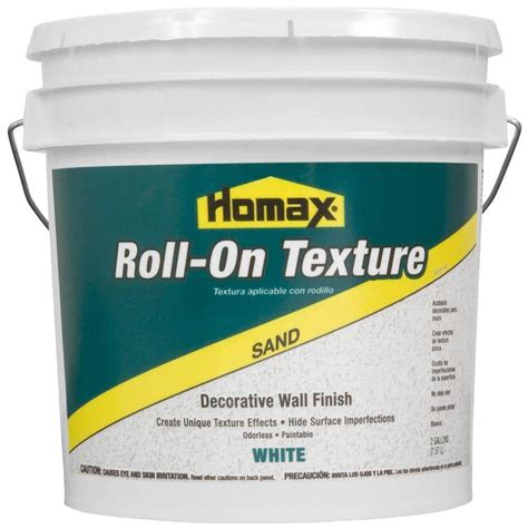 Homax 2 gal. White Sand Roll-On Texture Decorative Wall Finish-2417 ...