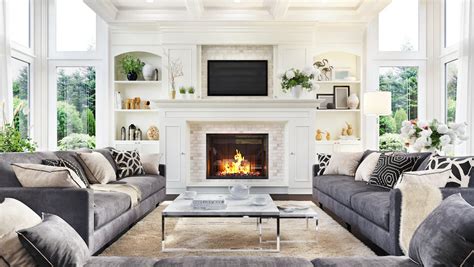 Living Rooms Ideas With Fireplace | Bryont Blog