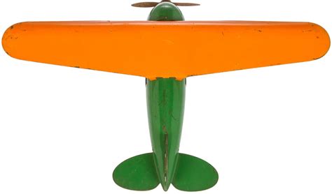 Antique Tin Toy Airplane at 1stdibs