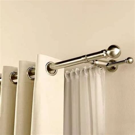 Stainless Steel Curtain Rod at ₹ 25/square feet | Curtain Rod in ...