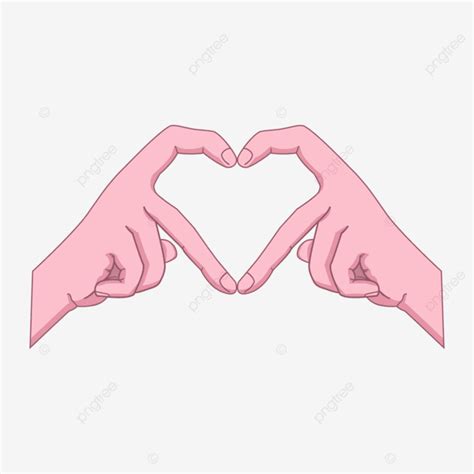 Love Finger Heart Vector Design Images, Finger Love Heart Kpop Symbol ...