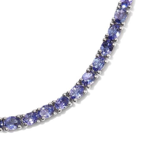 16.80 Ctw AAA Tanzanite Tennis Necklace 18 Inch in Platinum - Etsy