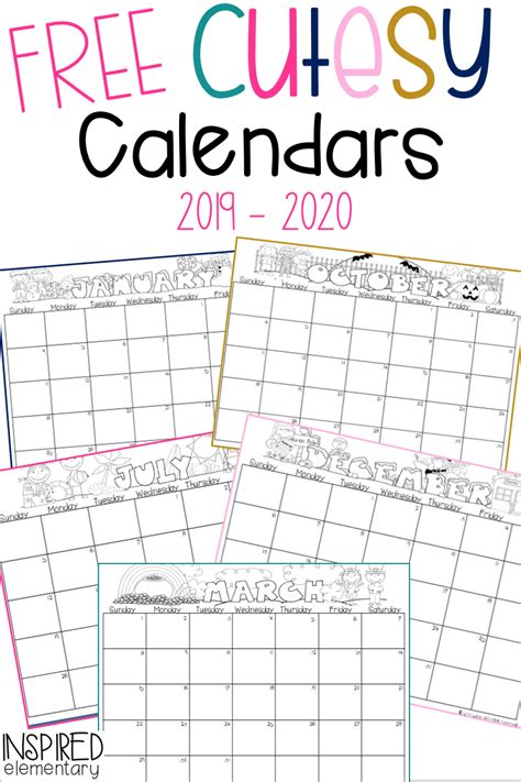 Free Printable Teacher Calendar | Free Resume Templates