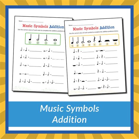 Learning Music Symbols - Worksheets Library