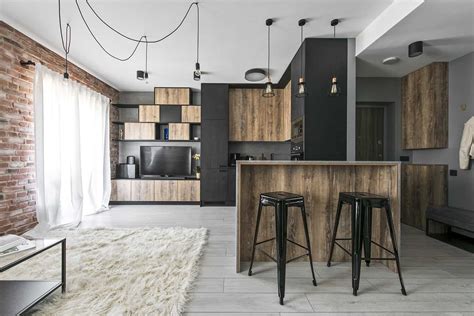 Small industrial apartment in Lithuania gets an inspiring update