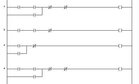 Ladder Logic Symbols Schematic