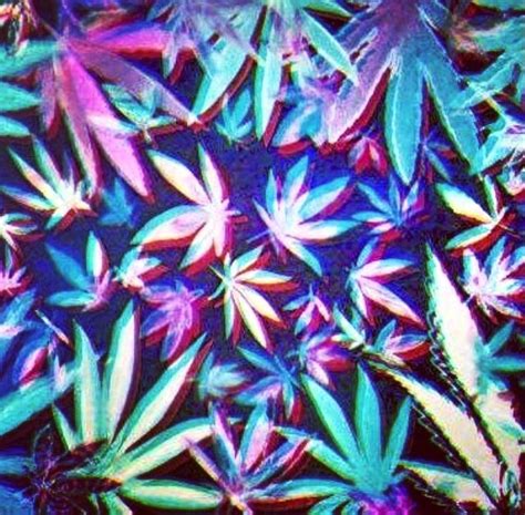 Trippy Pot Leaf Wallpaper - WallpaperSafari