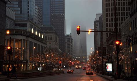 Street cars fog rain city ., Rainy City Street HD wallpaper | Pxfuel