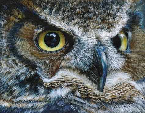 Dark Owl Painting by Carla Kurt - Fine Art America