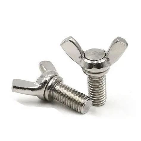 Ss Din 316 Wing Bolt, Size: 3 Mm at ₹ 8/piece in Mumbai | ID: 22274300197