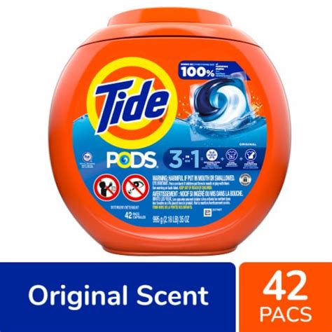 Tide Pods Original Laundry Detergent Pods, 42 ct - Kroger