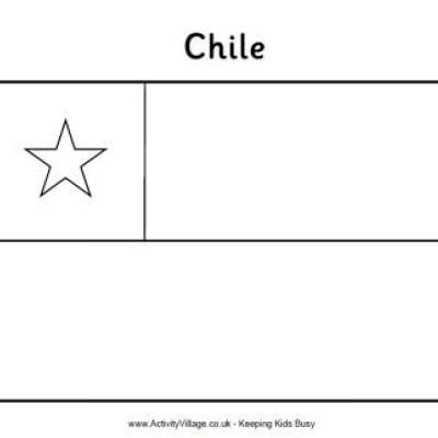 Chilean Flag Printable Coloring Page {Chilean Flag} – Tip Junkie