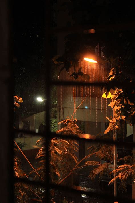 Aesthetic Rainy Night Window - bmp-willy