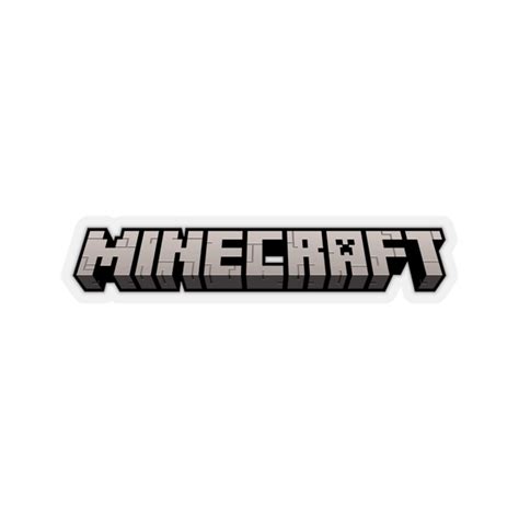 Minecraft Logo Sticker - Etsy