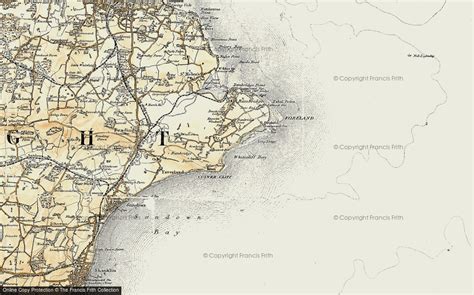 Old Maps of Whitecliff Bay, Isle of Wight - Francis Frith