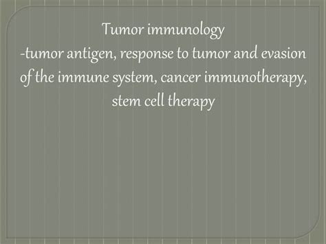 tumor immunology.pptx