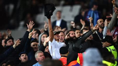 West Ham and Chelsea fans handed banning orders after crowd violence in ...