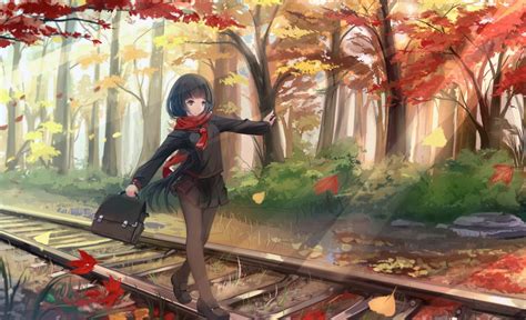 Autumn Anime Aesthetic Wallpapers - Wallpaper Cave