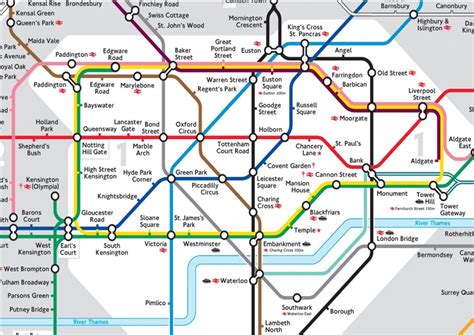 Free Printable London Tube Map - Printable Templates