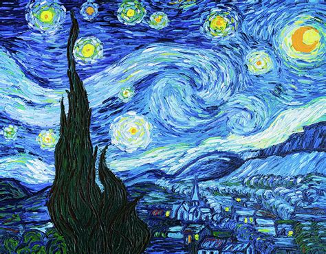 The Art Analysis on "The Starry Night" Painting by Vincent van Gogh