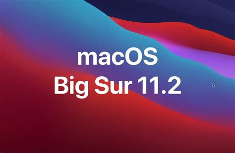 Macos Big Sur