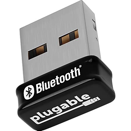 Plugable USB Bluetooth Adapter for PC Bluetooth 5.0 Dongle Compatible ...