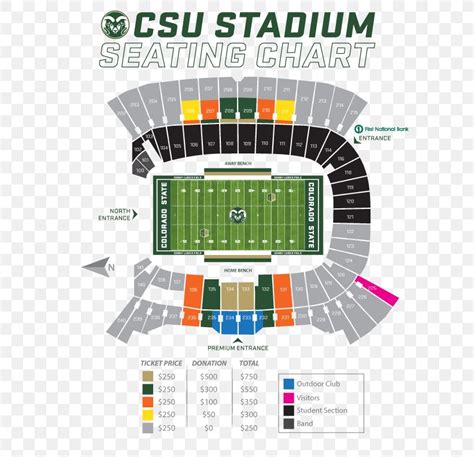 Canvas Stadium Moby Arena Colorado State Rams Football Aircraft Seat ...