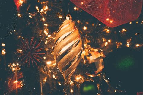 Premium Photo | Christmas ornaments background