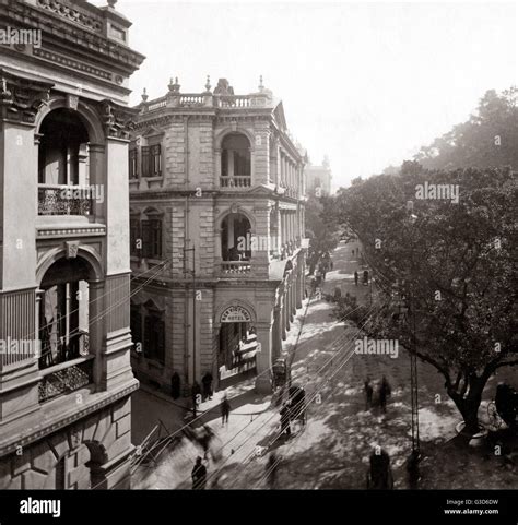 New Victoria Hotel, Hong Kong circa 1890 Stock Photo - Alamy