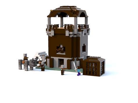 I made a LEGO Pillager Outpost! : Minecraft