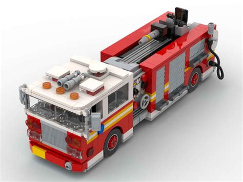 LEGO MOC Lego Fire Department - Fire Truck #3 - 8 Stud Speed Champions ...