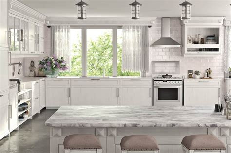 Grey Kitchen Floor White Cabinets – Flooring Guide by Cinvex