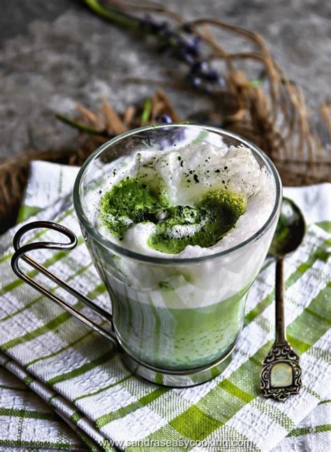 Matcha Green Tea Latte - Sandra's Easy Cooking