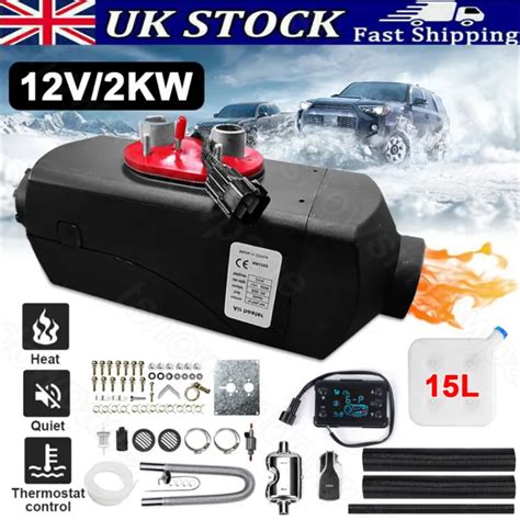 DIESEL HEATER 12V 2KW Caravan Camper Van Boat Air Motorhome Night ...