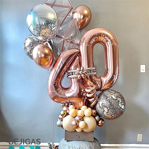 40th birthday balloon bouquet delivery - Rebbeca Stover