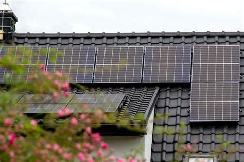 Premium Photo | Solar panels on a house