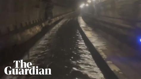 Extreme flooding in tunnel used by Eurostar halts trains - The Global ...