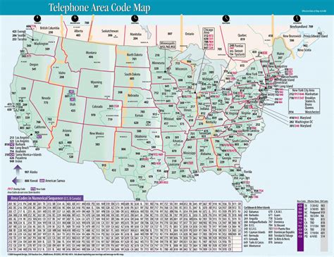 Printable Area Code Map - Printable Maps