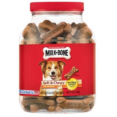 Milk-Bone Soft Chewy Chicken Recipe Treats 37 Oz Dogs Chew Pet Food ...