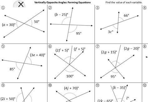 Vertically Opposite Angles