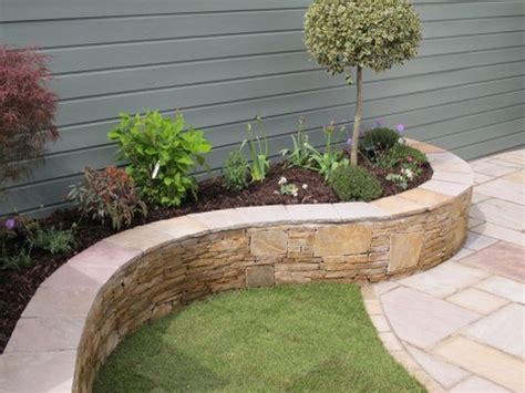 How To Build A Raised Stone Flower Bed Border