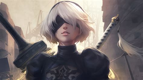 3840x2160 Resolution 2b Nier Automata 4K Wallpaper - Wallpapers Den