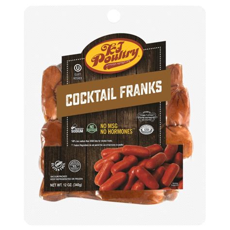 Cocktail Franks, 12 oz – KJ Poultry