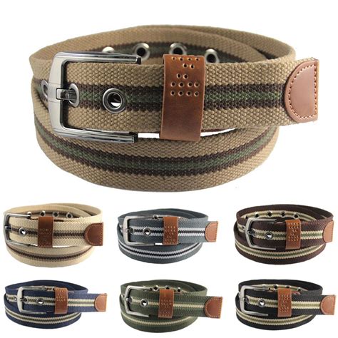 mens canvas belts sale - Lester Nickerson