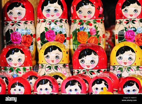 Russian Babushka doll at market Russia Stock Photo - Alamy