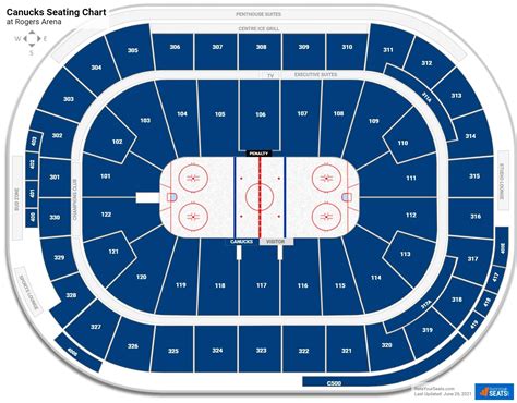 Rogers Arena Seating Map: A Complete Guide For Visitors - 2023 Calendar ...