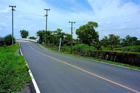 Country road and signs. stock photo. Image of point, lines - 25503388